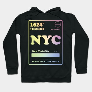 New York Periodic Table Element Hoodie